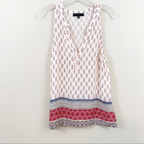 Sanctuary Mori Popover Tank in Filigree Patchwork - Picture 5 of 10
